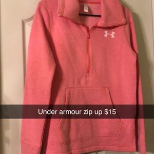 Under armour zip up